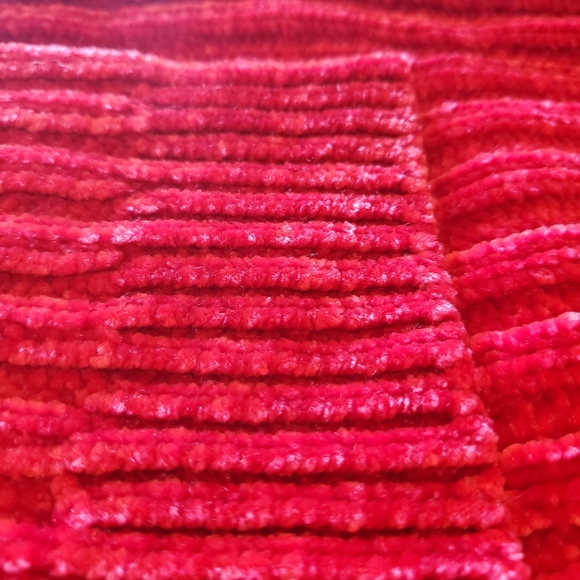 LOFT Red cardigan chenille super soft NWOT - Picture 6 of 6